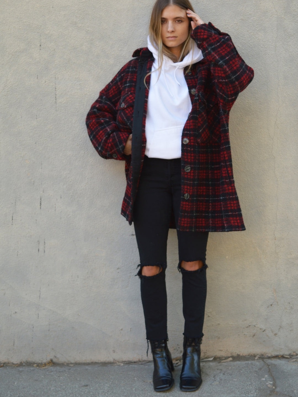 IRO Casma Oversized Wool Shacket